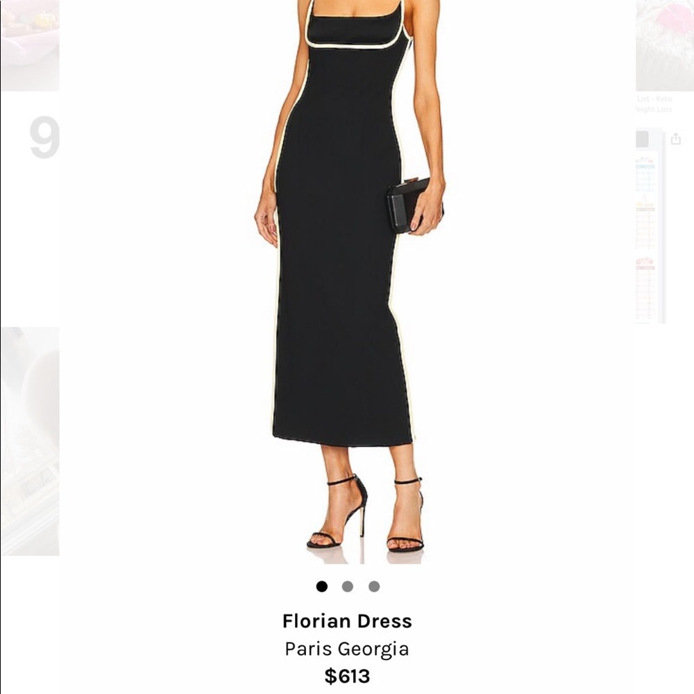 Paris Georgia black dress.